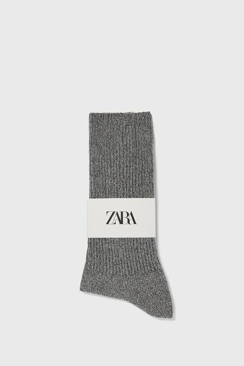 Chaussettes Côtelées Brutes