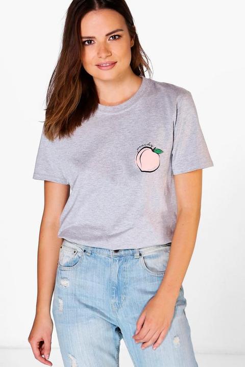 Poppy Peachy Oversized T-shirt