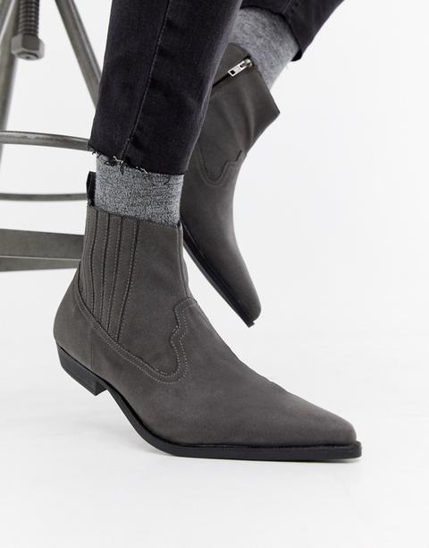 mens chelsea boots stacked heel