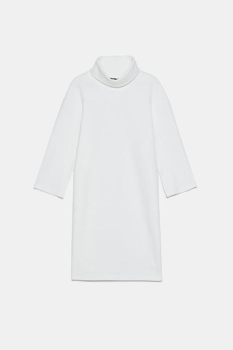 High Neck Dress Trf