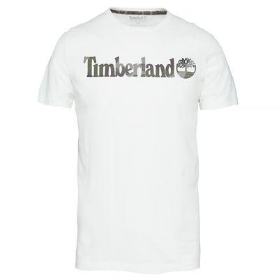 Dunstan River Camo T-shirt Blanco Hombre