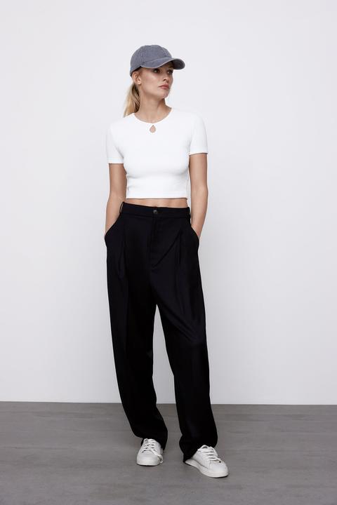 Camiseta Cropped Estructura