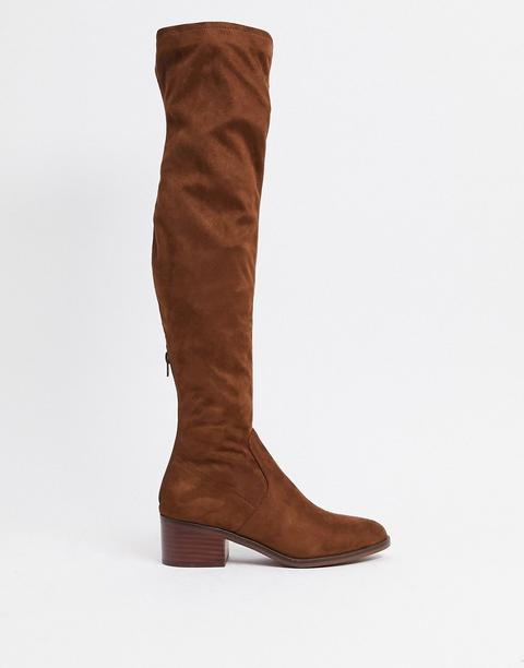 Steve Madden Georgette High Leg Boot In Brown