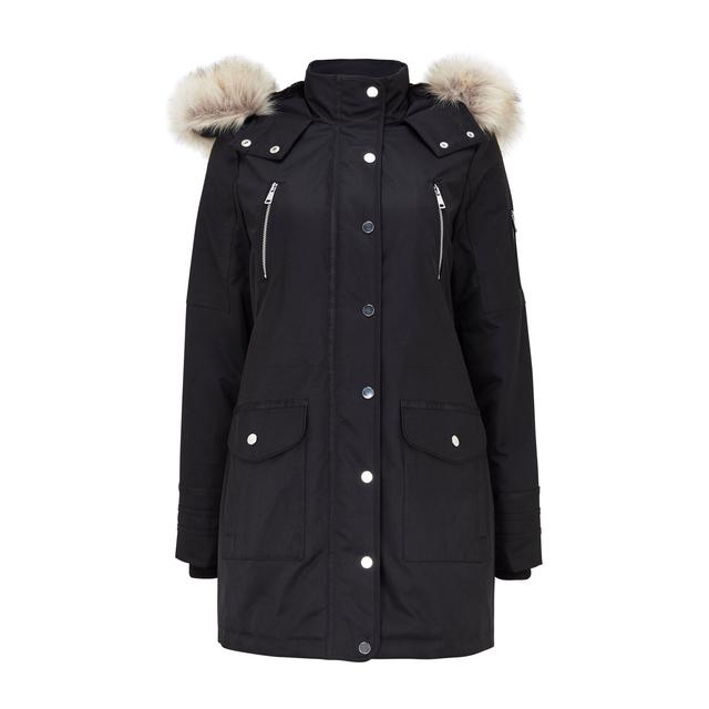 wallis black parka
