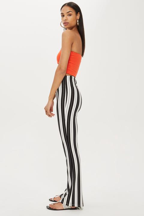 Topshop deals striped flares