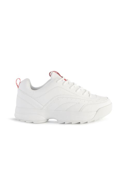 White Chunky Trainer from Primark on 21 