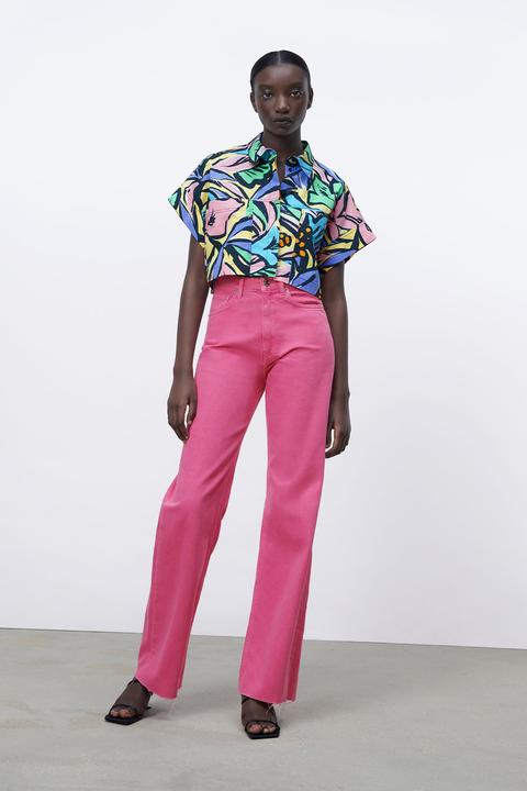Camisa Popelín Estampada