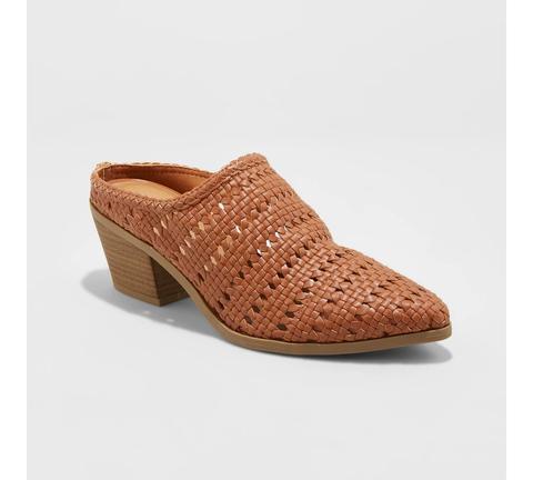 target woven mules