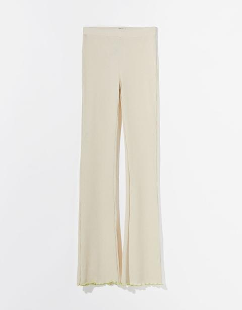 Pantalón Flare Rib