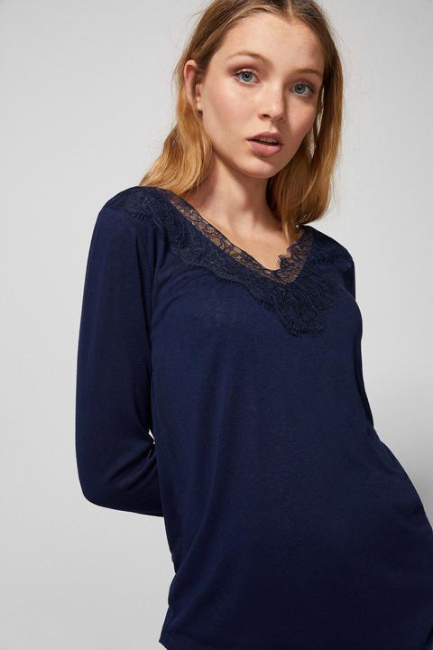 Camiseta Cuello Lace