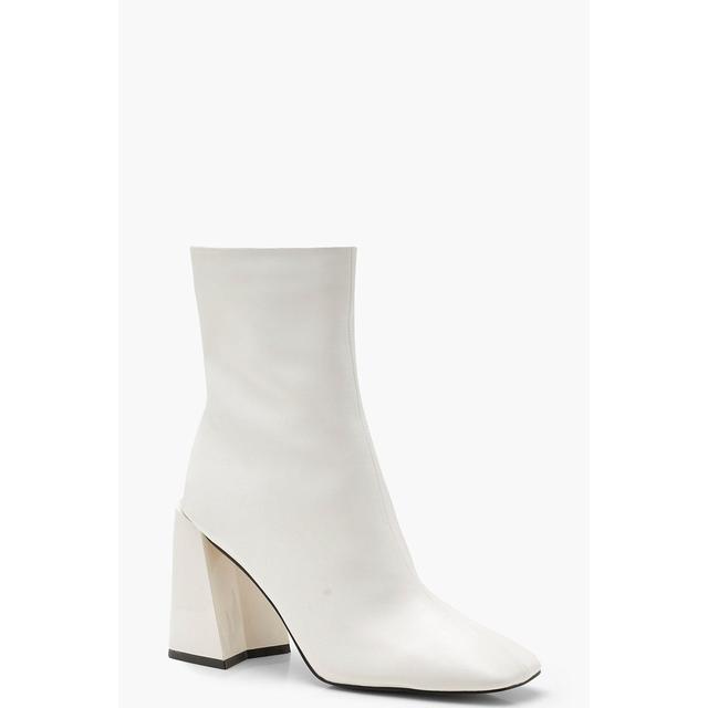 white square boots