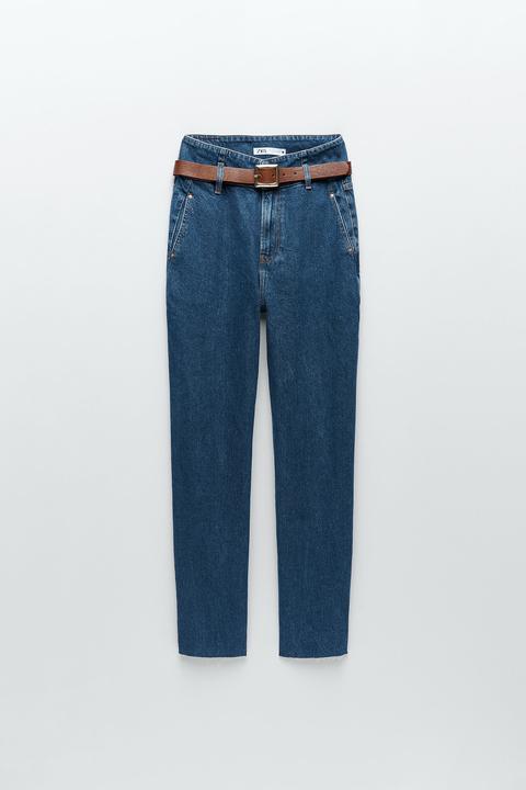 Jean Z1975 Avec Jambes Larges Et Ceinture