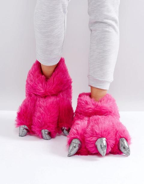 Pantuflas Con Diseño De Garras De Monstruo De Loungeable