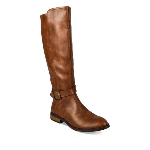 bottines plates marron merry scott