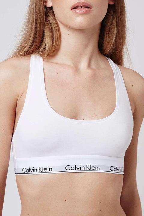 Modern Cotton Bralet By Calvin Klein