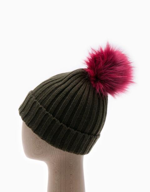 Gorro Pompón Pelo