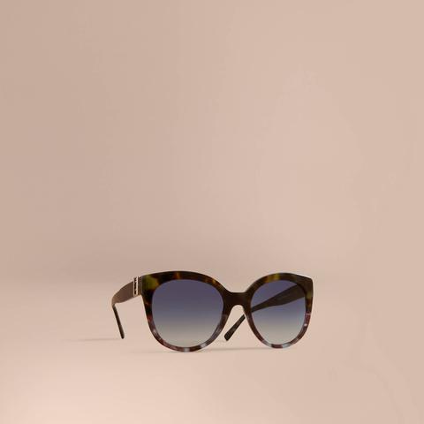 Buckle Detail Cat-eye Frame Sunglasses