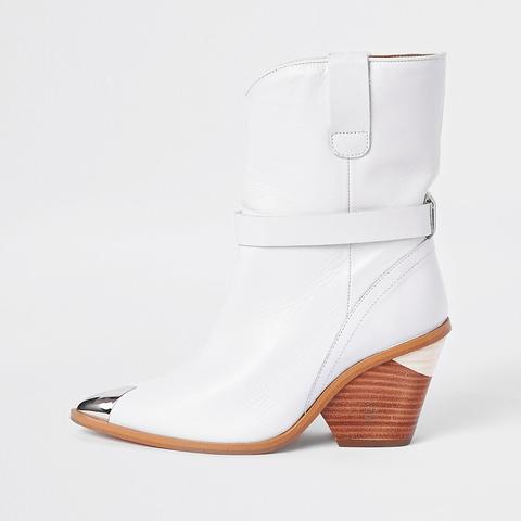 white western ankle boots