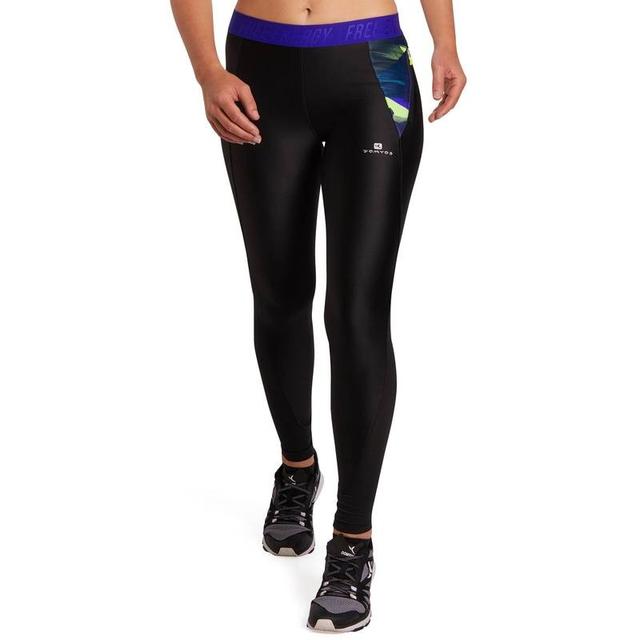 Leggings Fitness Cardio Mujer Negro Energy + Domyos from Decathlon on 21  Buttons