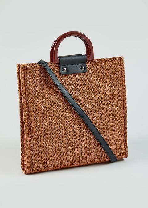 Straw bag online matalan