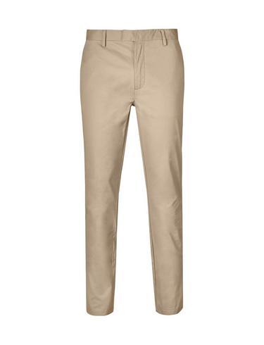 Mens Stone Blake Smart Slim Fit Stretch Chinos, Stone