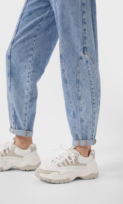 Stradivarius Salopette En Denim Femme Denim 38 from Stradivarius on 21  Buttons