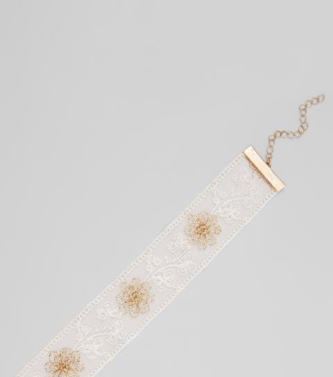 lace flower choker