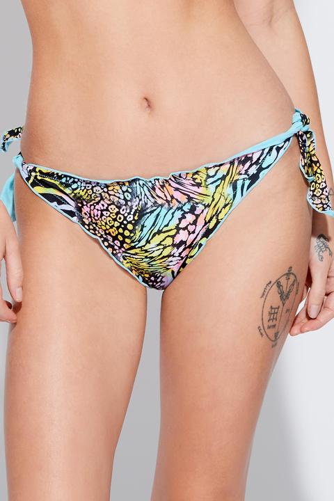 Bikini Slip Fiocchi Arriccio Animalier