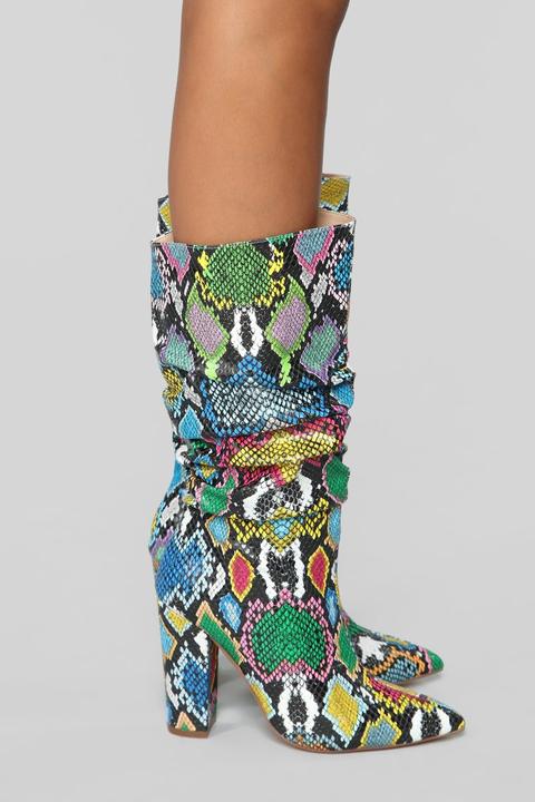 rainbow snake boots