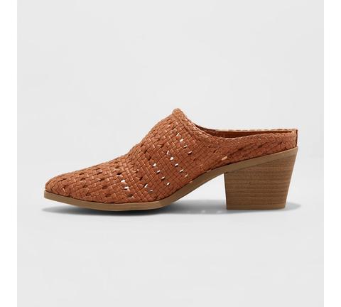woven mules target