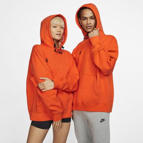 Felpa Pullover Con Cappuccio Nike Acg - Arancione