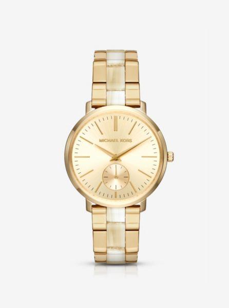 Jaryn Gold-tone And Acetate Watch | Michael Kors