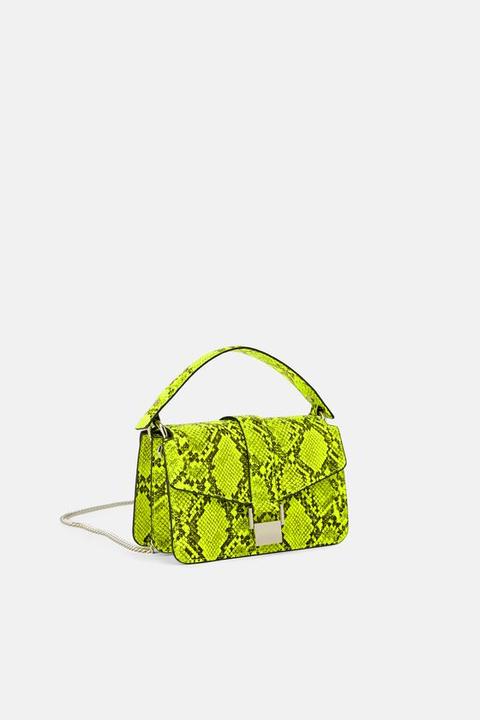 Mini Sac De Ville À Imprimé Animalier