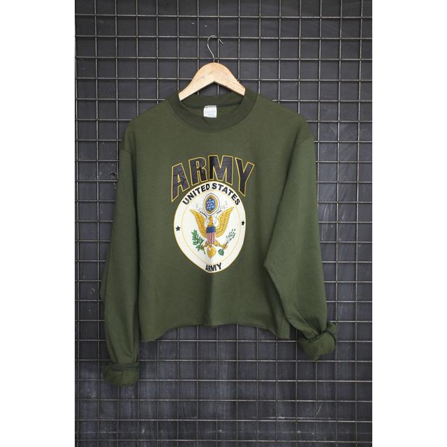 vintage army sweatshirt