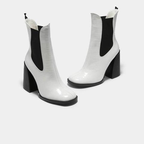 Lotus Pull On Block Heel Boots