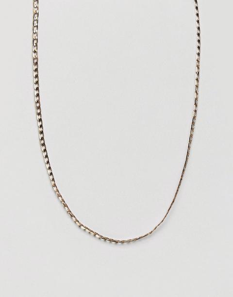 Icon Brand - Collier Chaîne - Doré
