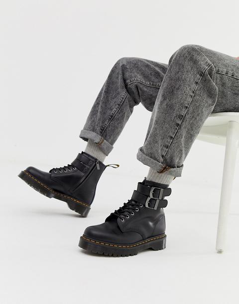 Dr Martens - 1460 - Anfibi Con 8 Occhielli Neri - Nero