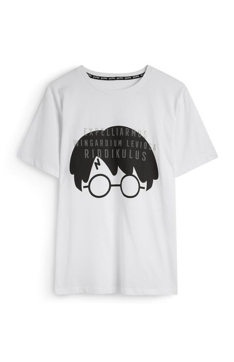 Camiseta Blanca «expelliarmus» Con De Harry Potter de en 21 Buttons