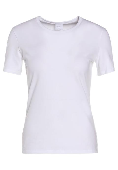 Max Mara Leisure Esposto Tshirt Basic Bianco