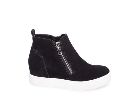 wedgie black suede steve madden