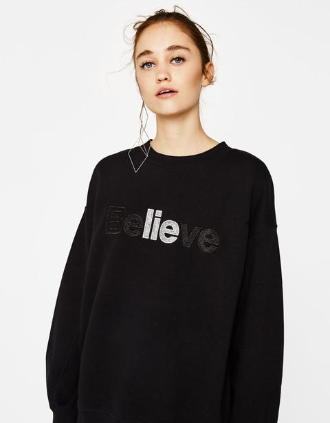 felpa oversize bershka
