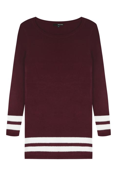 Pullover Lungo Burgundy