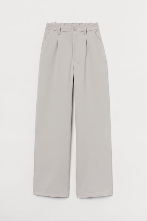 Wide Trousers - Brown