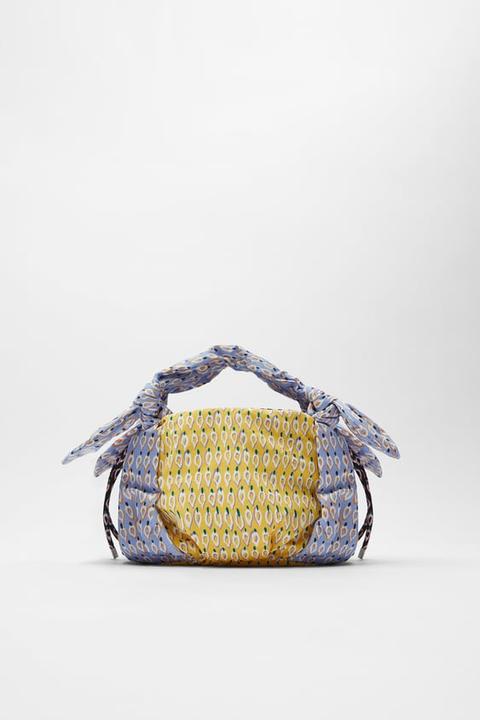 Bolso Saca Tejido Estampado