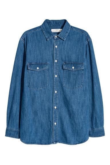 H & M - Denim Shirt - Blue