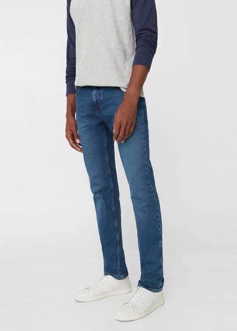 Jeans Jan Slim-fit Lavado Medio