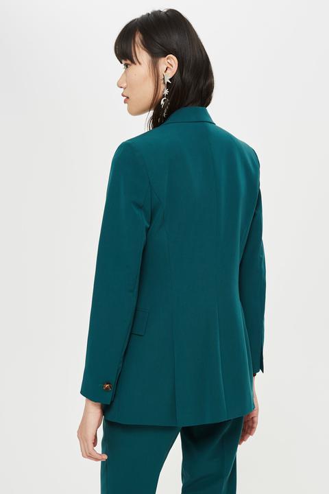 dark green blazer womens