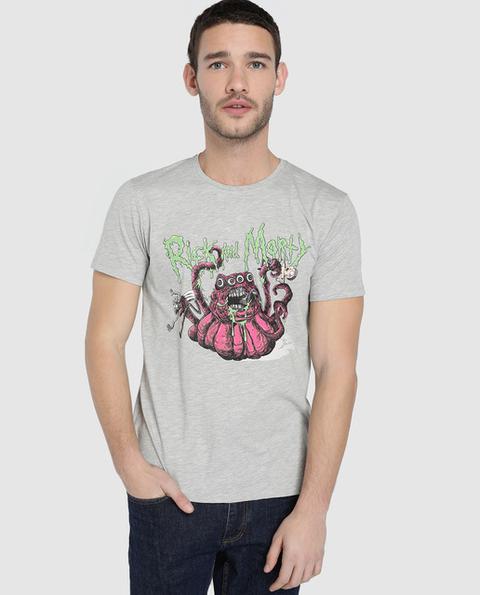 Easy Wear - Camiseta Rick And Morty De Hombre Gris De Manga Corta from Easy  Wear on 21 Buttons