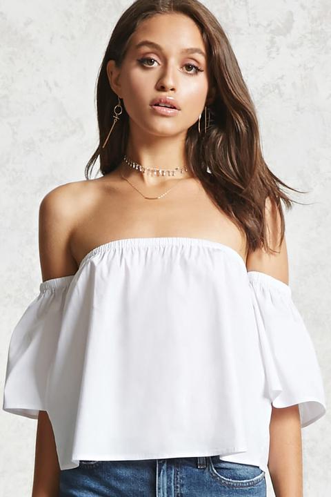 Contemporary Off-the-shoulder Top