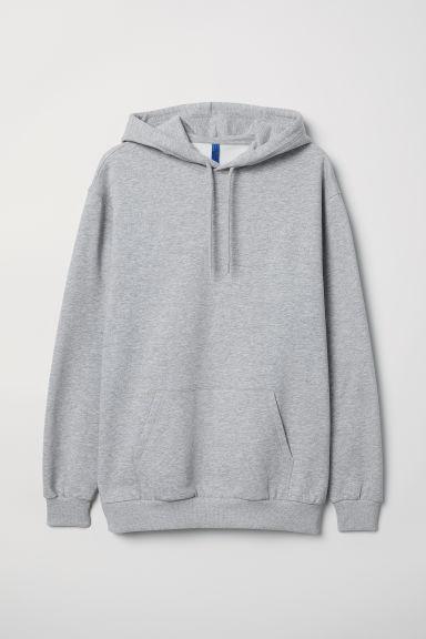 H & M - Sudadera Con Capucha - Gris